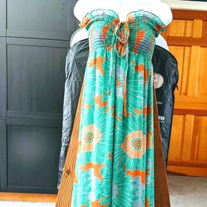 Beautiful maxi dress can also be worn as a skirt